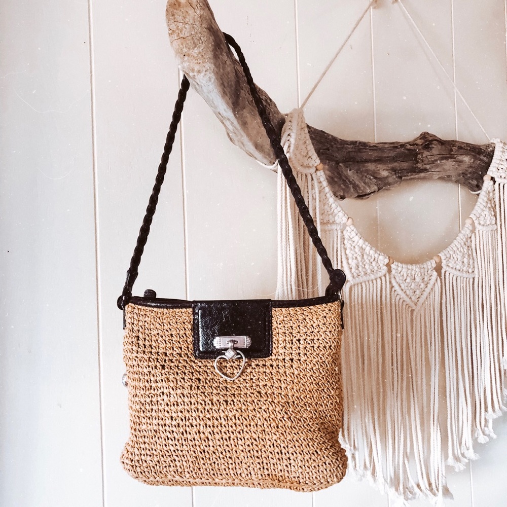Brighton Straw Crochet Bag